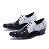 Schuhe Männer 6,5 cm High Heel Formale Echtes Leder Kleid Schuhe Männer Lace-up Formale Zapatos Hombre, große SizeEU38-46