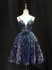 Party Dresses Short Luxury Sequin Quinceanera essweet Sweetheart Ball Gown Spaghetti Strap Formal Customize 230221