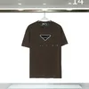 メンズTシャツファッションメンズTシャツ2023プラディティニューコットンソフトアンチリンクルレトロ装飾印刷文字カジュアル学生愛好家半袖01-03