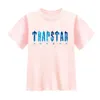남자 티셔츠 Trapstar London 런던 해저 파란 모체 차일드 티셔츠 짧은 소매 여름 남성 아이들과 어울리는 소년 여자 가족 티 탑 플러스 사이즈 Z0221