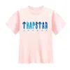 New Mens T-Shirts Trapstar London Undersea Blue ParentChild T Shirt Short Sleeve Summer Mens Kids Matching Boys Girls Family Tee Tops Plus Size Z0221