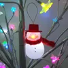 Lampade da tavolo Pupazzo di neve di Natale Lampada da giardino a LED Lampada da paesaggio per esterni Decorazione da giardino per uso domestico Fornitura unica