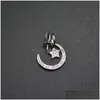 Jewelry Settings Wholesale Sterling Sier Pendant Mounts With High Quality Whit Gold Plated For Women Making Drop Delivery 2 7Y