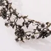 Tiaras Baroque Vintage Black Purple Crystal Pearls Bridal Tiaras Crown Athestone.