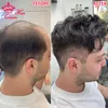 Toupee per uomo Lace Front Mono Top Durevole Protesi per capelli maschili Toupee Parrucca per uomo Sistema di capelli umani vergini Unità Parrucche da uomo Queen Prodotti per capelli