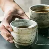 Tassen Untertassen Keramik Wasser Tasse Retro Stoare Tee Kapazität 150 ml Japanischen Stil Hause Wein Set Milch Kaffee