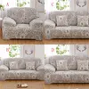 Chair Covers Western Design Simple Roman Stretch Spandex Fabric Full Cover Anti-Skid Sofa Flower Pattern For Home Office Decoration