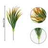 Decorative Flowers 1/3/6pcs Fake Big Sprin Grass Artificial Plastic Plants For Vases Flower Pots Desk House Doorway Wall Hanging Basket