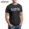 T-Shirts Masculinas Fun Trapstar London TShirt Men Round Neck Cotton T-Shirt Trap Music Tees de Manga Curta Roupa Nova Chegada Z0221