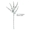 装飾的な花5フォークユーカリの茎人工葉装飾フェイクグリーンの枝