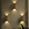 Wall Lamp Wood Bedroom Interior Light Living Room Decoration Luxury Lighting Lamps Lampara De Noche Dormitorio