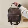 Schultaschen Vintage Weiches Leder Frau Rucksack Große Kapazität Reiserucksäcke Luxus Hohe Qualität Bookbag Laptop Für Mädchen