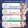 7in 1 EMS Facial Massager Photon Therapy Ice Compress Face Eye Lifting RF Skin Rejuvenation Wrinkle Removal Anti Aging Device 230222