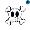 Skull Series 30st Shoes Charms för Croc Accessories for Kids Halloween Party Gifts Cartoon Ghost Hole Slipper Buckle