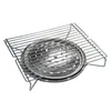 BBQ Tools Zubehör tragbare Outdoor Mini Grill BBQ Rack Family Party Party Garten Haushalt Edelstahl Küchengrill Gasherd Regal 230221