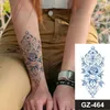 Temporary Tattoos juice ink tattoo long lasting weeks durable tattoos temporary waterproof arm sleeve body art flower lace sexy tattoo for women Z0222 Z0222