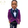 Clothing Sets Flower Boys New Design Wedding Party Suit Mint Green Jacket Formal Prom Dress Kids Tuxedo Outfits Children Performance Come W0222