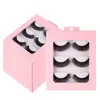 3 paar 3D valse wimpers extensions Natural D Curl Russische Lash zachte comfortabele faux nerts Lashes make -up