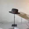 Chapeau de seau de concepteur nouveau panama naturel chapeau de paille en forme douce été femmes hommes large bord plage casquette de soleil protection UV fedora cadeau d'anniversaire