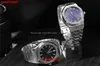 Högkvalitativ mode iced Watchesmens handled lyxiga runda klipp lab gra ddgu nfg0