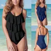 Costumi da bagno da donna 2023 Costume da bagno sexy Tankini Costume da bagno in due pezzi Monokini push-up Moda donna Bikini solido