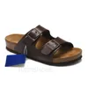 birks Sandals Arizona Slides Men Women Slippers Birko-Flor Nubuck Leather Suede Clogs Mocha Black White Grey Brown Navy Beach Shoes Outdoor Motion design 64ess