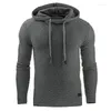 Heren Hoodies Men Kleding Autumn en Winter Europe De Verenigde Staten Jacquard Long Sleeve hoodie Warm Hooded Coat