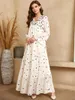 Etnische kleding Ramadan Eid Abaya Dubai Turkije India Moslim femme jurk Kaftan Marokkaanse islamjurken voor vrouwen Vestidos Robe Caftan