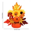 Fleurs décoratives accessoires de photographie automne artificiel décor à la maison fête de Thanksgiving automne récolte Halloween décorations citrouille