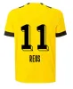 Haller voetbaltruien Dortmund 22 23 voetbalhirt Reus Reyna Dortmund Neongelb Bellingham Hummels Brandt Witsel Men Kids Kit Maillot de voet