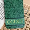 Green Forest Luxury Designer Phone Case Classic Letter Fashion Brand Shockproof Phones Cases High Quality For iPhone 14 14Pro 14Plus 12 13 Pro Max 7 8 Plus