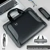 Evraklar PU Dizüstü bilgisayar çantaları Erkekler İçin 13.3 14/15.6 inç MacBook Defter Crossbody Çanta Taşınabilir Business Evrak Çantası Bilgisayar Messenger Çantası