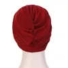 Ethnic Clothing Women Stretchy Hat Turban Cross Head Wrap Chemo Bandana Headscarf Modal Muslim Scarf Hijab Caps Solid Color Comfort