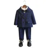 Kledingsets Bloemjongens Kind trouwpak kinderen fotograferen jurk kinderen vanal blazer set school afstuderen optreden baby kom xf003 w0222