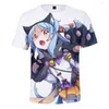 Men's T Shirts 2023 Princess Connect! Re: Dyk 3D-tryckta herr- och kvinnors kortärmade Casual T-shirt All-Match Streetwear Clothes