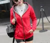 Women's Hoodies Sweatshirts XXXXL Hoodies wear large size ladies plus velvet thickening hooded zipper jacket female youth outerwear spring autumn 230222