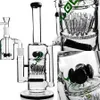 13.4inchs Percolator Water Pipes Hookahs Glass Bong Recycler Dab Rigs Ash catcher Big Glass Rig with 14mm Joint