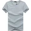 Herrtshirts exiwas 6pcslot modemärke Oneck Slim Short Hleeve Shirt Men Rend Casual Mens Shirt Korean Shirts 4xl 5x 230221