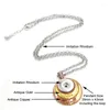 Pendentif Colliers Arrivée 10pcs En Gros Interchangeable 18mm Snap Bijoux Inspiration Espoir Amour Collier Pour Femmes Cadeaux Collier