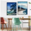 Paintings For Living Room Oriental Home Decor Vintage Japanese Landscape Poster Prints Wave Kanagawa Art Canvas Painting Wall Woo