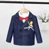 Ensembles de vêtements Setelan Gaun formel Anak Laki-laki Musim Gugur Musim Dingin Inggris Kotak-kotak Kom Penampilan Pesta Pernikahan Anak Blazer Celana Rompi