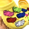 Cartoon Shoes Charms 30 50 100PCS New Arrival Hole Slipper Icon Accessories For DIY Graden Shoe Cute Croc Buckles Kids Party Gifts