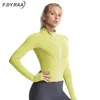 Kvinnorjackor Kvinnor Athletic Sport Jacket Slim Fit Long Sleeve Fitness Coat Yoga Tops Sport Outfit With Thumb Holes Gym Jacket Workout Wear 230222