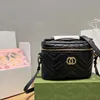 2023 mulheres bolsa de luxo moda feminina sacos cosméticos padrão clássico saco de maquiagem senhoras elegante compõem casos elegante crossbody ba203e