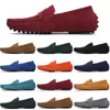 Men Casual Slip Mens on Shoes Lazy Suede Leather Shoe Big Size 38-47 Taupe 84 S 550 s