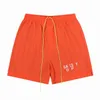 Zuma Sweat Shorts French Gym Galleryse de pts Мужские спортивные брюки дизайнер красочная чернила реактивная рукака классическая печатная сетка