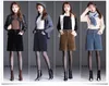 Shorts femininos de inverno outono moda casual feminino de cintura alta preto veludo veludo 4xl perna larga 230222