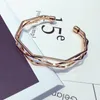 Bangle Geometric Hexagon Triple Raw Cuff Open Bangles Bracelets For Men Women