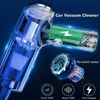 Vacuums Car Mini Small Cordless Cleaner 9000Pa 120W 3 In 1 Blowable Wireless Handheld Auto Wet And Dry 230222