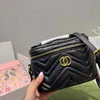 2023 mulheres bolsa de luxo moda feminina sacos cosméticos padrão clássico saco de maquiagem senhoras elegante compõem casos elegante crossbody ba203e